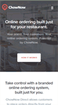 Mobile Screenshot of chownow.com