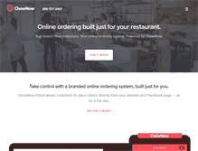 Tablet Screenshot of chownow.com